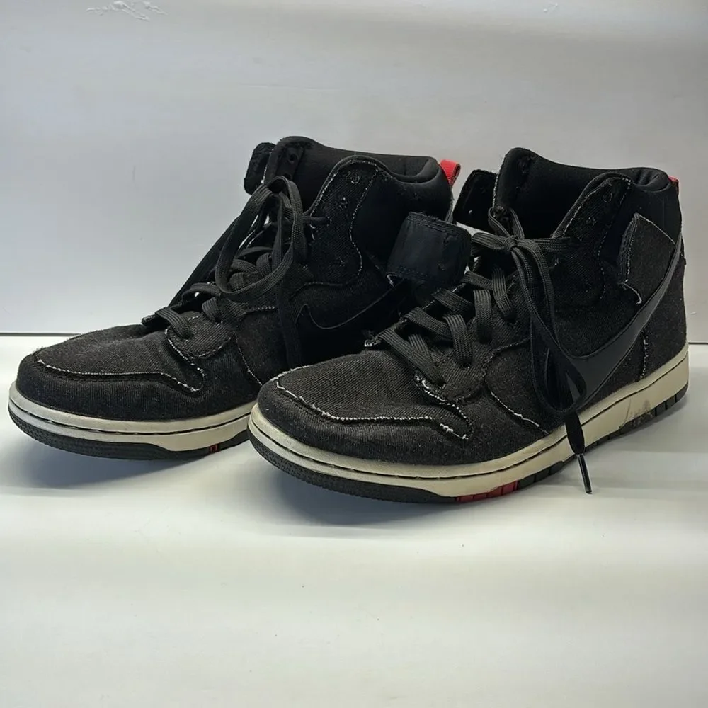 Nike Dunk High CMFT Black 705434-001 Size 8.5